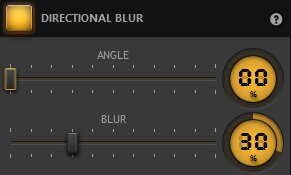 Time-Lapse Tool Directional Blur Effect Settings