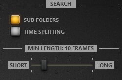 Time-Lapse Tool Import Images Settings