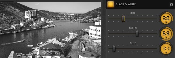 Time-Lapse Tool Black and White Effect