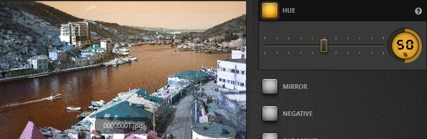Time-Lapse Tool Hue Effect Example