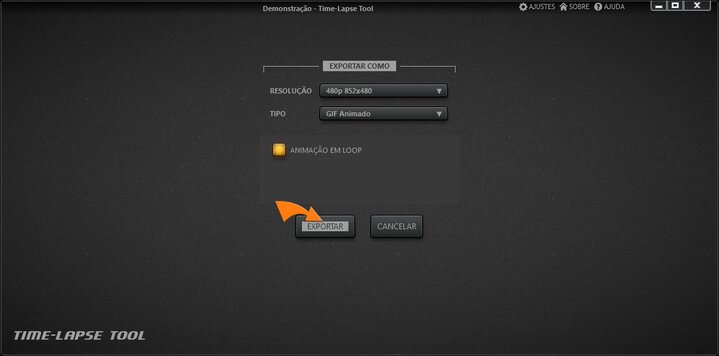 Faça um GIF Animado com Apenas Alguns Cliques - Ajuda do Time-Lapse Tool