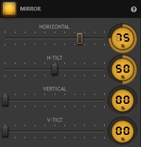 Time-Lapse Tool Mirror Effect Settings