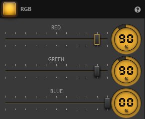 Time-Lapse Tool RGB Effect Settings